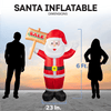 Image of 6ft Santa Advertising Inflatable with "Sale" Sign