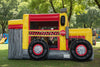 Image of School Bus Combo Commercial Inflatable Bounce House Combo - CO2405
