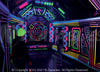 Image of 11'H Battle Axe Blacklight Axe Throw (Single) by Cutting Edge