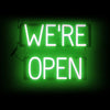 Image of SpellBrite "WE'RE OPEN" Neon LED Sign