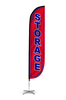 Image of Storage Feather Flag Red