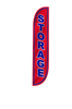 Image of Storage Feather Flag Red