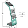 Image of Trade Show Display Tower with Shelves & Media Stand