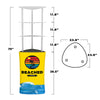 Image of FastZip™ Triangle Trade Show Shelving Display