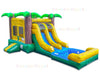 Image of 12'H Double Lane Wet Dry Tropical Combo by Bouncer Depot