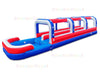 Image of 8'H 2 Lane All American Inflatable Slip N Slide by Bouncer Depot