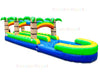 Image of 18 Ft Double Lane Tropical Slide And Slip by Bouncer Depot