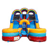Image of 13'H Dual Lane Rainbow Water Slide with Deep Pool