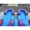 Image of 15'H Dual Lane Purple Slide Wet n Dry