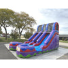 Image of 15'H Dual Lane Purple Slide Wet n Dry
