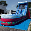 Image of 19'H Purple Slide with Removable Pool