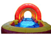 Image of 22'H Rainbow Screamer Slide w/ Slip n Splash