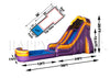 Image of 20' Purple Bay Water Slide - WS4166