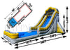 Image of 20' Toxic Wave Water Slide - WS4167