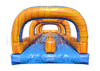 Image of Marble Double Lane Slip Slide with Pool - WS4305