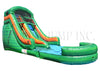 Image of 16 Foot Green Magic Water Slide - WS8217