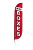 Image of We Sell Boxes Feather Flag