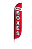 Image of We Sell Boxes Feather Flag