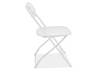 Image of Plastic Folding Chair (WHITE)- AC9200
