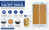 Image of Yacht Dock 10 x 6 ft Inflatable Boat Dock Swim Platform