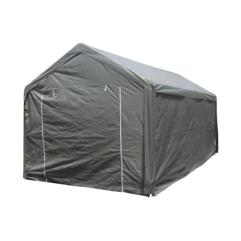 Aleko Canopies & Gazebos 10x 20 Ft Gray Duty Outdoor Canopy Carport Tent by Aleko 703980260135 CP1020GR-AP 10x 20 Ft Gray Duty Outdoor Canopy Carport Tent Aleko SKU CP1020GR-AP