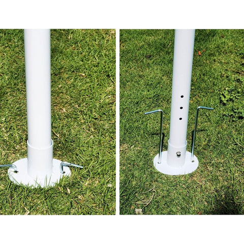 Aleko Canopies & Gazebos 10x 20 Ft Gray Duty Outdoor Canopy Carport Tent by Aleko 703980260135 CP1020GR-AP 10x 20 Ft Gray Duty Outdoor Canopy Carport Tent Aleko SKU CP1020GR-AP