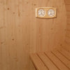 Image of Aleko Saunas 4 Person Outdoor or Indoor White Finland Pine Wet Dry Barrel Sauna Front Porch Canopy 8 kW ETL Certified Heater by Aleko 781880219866 SB8PINECP-AP 4 Person Outdoor or Indoor White Finland Pine Wet Dry Barrel Sauna
