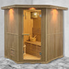 Image of Aleko Saunas 6 Person Canadian Hemlock Wet Dry Indoor Sauna 6 kW ETL Certified Heater by Aleko 703980258590 SKD6HEM-AP 6 Person Canadian Hemlock Wet Dry Indoor Sauna 6 kW ETL Certified Heater