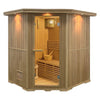Image of Aleko Saunas 6 Person Canadian Hemlock Wet Dry Indoor Sauna 6 kW ETL Certified Heater by Aleko 703980258590 SKD6HEM-AP 6 Person Canadian Hemlock Wet Dry Indoor Sauna 6 kW ETL Certified Heater
