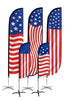 Image of American Flag Feather Flag