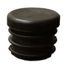 Image of Black Plastic Table Leg Bottom Insert