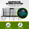 Image of JumpKing Pro-Series 10'x16' Rectangle Trampoline - Outdoor/Indoor Recreational Trampoline with Enclosure Net - Professional Trampoline, Perfect Gift for Kids, Adults, Family for Fun & Fitness