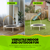 Image of JumpKing 36" Ivory White Bouncer - Beige handle foam