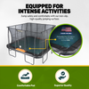 Image of JumpKing 13' x 13' Square Trampoline - Outdoor/Indoor Recreational Trampoline - Large Trampoline and Great Gift for Kids, Adults, & Family Fun