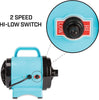 Image of B-Air FM-1 Fido Max 1 Dog Dryer & Groomer: turquoise