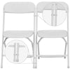 Image of White Plastic Ganging Clips - 2 Pack