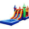 Image of Bouncer Depot Inflatable Bouncers 15'H Double Lane Castle Bounce House Combo by Bouncer Depot 781880221258 3077P 15'H Double Lane Castle Bounce House Combo by Bouncer Depot SKU #3077P