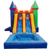 Image of Bouncer Depot Inflatable Bouncers 15'H Double Lane Castle Bounce House Combo by Bouncer Depot 781880221258 3077P 15'H Double Lane Castle Bounce House Combo by Bouncer Depot SKU #3077P