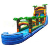 Image of Bouncer Depot Inflatable Bouncers 20 Feet Tropical Slide And Slip N Splash by Bouncer Depot 2134-Bouncer Depot 14'H Module Double Lane Slide Combo Wet/Dry by Bouncer Depot SKU#3070P