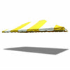 Image of 20' x 30' West Coast Frame Party Tent Top - Yellow and White