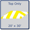 Image of 20' x 30' Weekender West Coast Frame Tent Top - Yellow