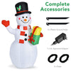 Image of Costway Holiday Ornaments 5 Feet Tall Snowman Inflatable Blow up Inflatable with Built-in Colorful LED Lights by Costway 54912376 5 Ft Tall Snowman Blow Inflatable Built-in Colorful LED Lights Costway