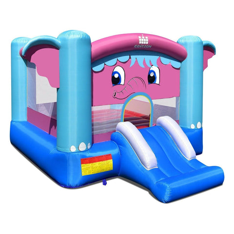 Costway Inflatable Bouncers 3-in-1 Elephant Theme Inflatable Castle without Blower by Costway 781880256328 57382109