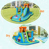 Image of Costway Inflatable Bouncers Inflatable Water Slide with Bounce House and Splash Pool without Blower for Kids by Costway