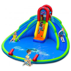 Costway Inflatable Bouncers Inflatable Waterslide Bounce House with Upgraded Handrail without Blower by Costway 781880243656 23159670 Inflatable Waterslide Bounce House Upgraded Handrail without Blower