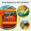 Image of Costway Inflatable Bouncers Kids Inflatable Bounce Jumping Castle House with Slide without Blower by Costway 781880256229 10936247 Kids Inflatable Bounce Jumping Castle House with Slide without Blower