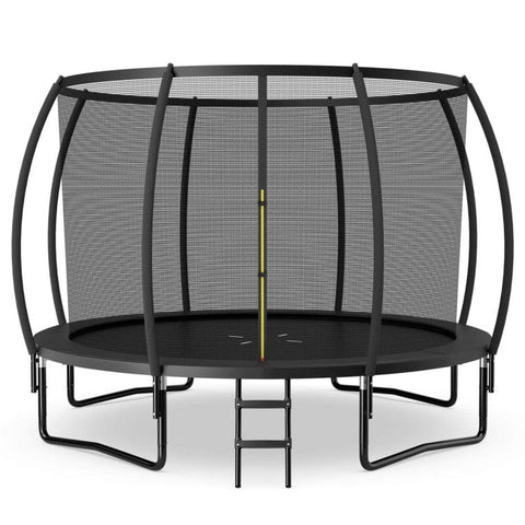 Costway Trampolines 12FT ASTM Approved Recreational Trampoline with Ladder by Costway