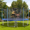 Image of Costway Trampolines 15 FT Trampoline Combo Bounce Jump Safety Enclosure Net by Costway 7461759896888 31052987