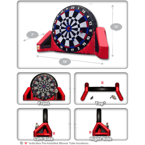 12' Soccer Darts by Cutting Edge SKU# IN530201