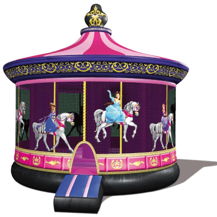 Cutting Edge Big Games 15’ Princess Carousel Bouncer by Cutting Edge BC030401 15’ Princess Carousel Bouncer by Cutting Edge SKU #BC030401
